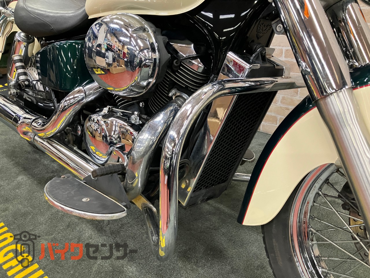 シャドウ400 フロントスクリーン エンジンガード バックレスト サイドバックステー キャブレター車_19
