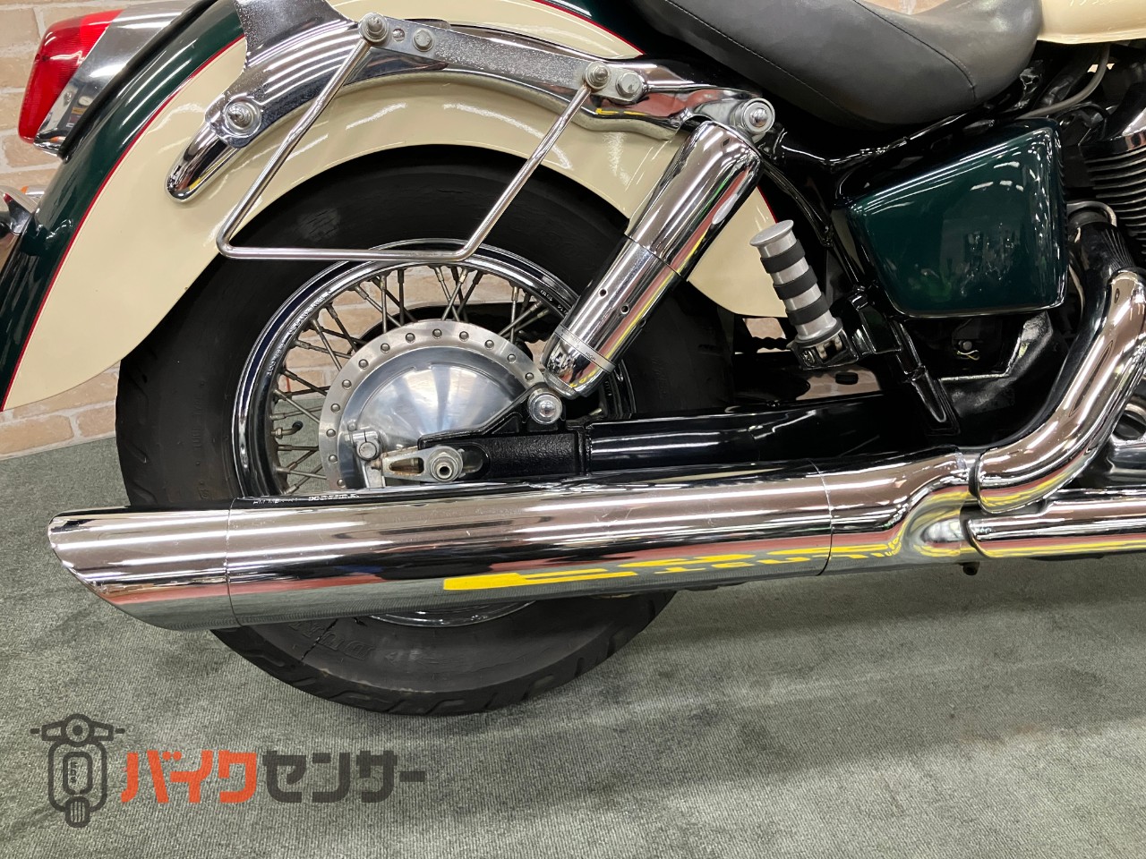 シャドウ400 フロントスクリーン エンジンガード バックレスト サイドバックステー キャブレター車_21
