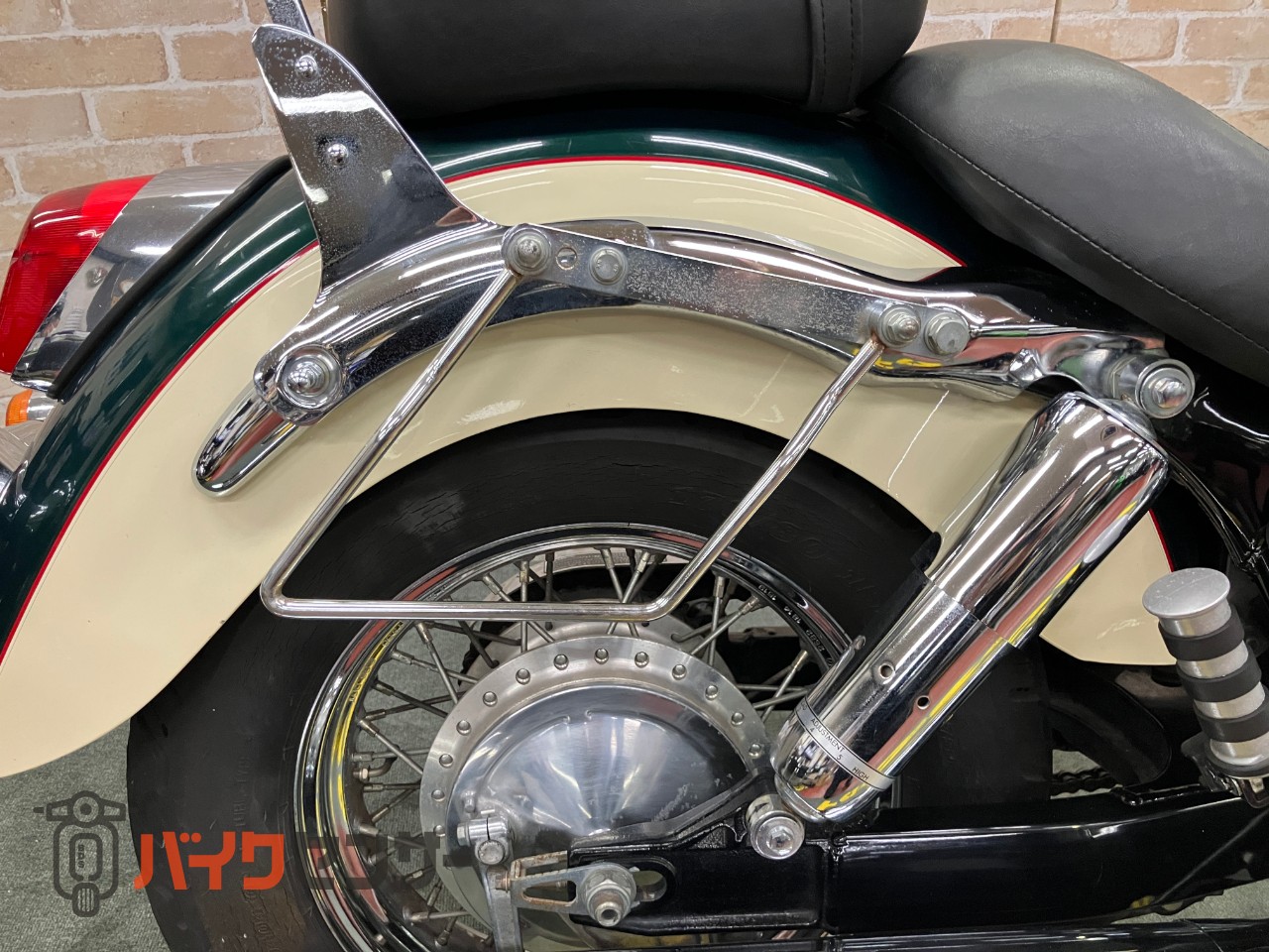 シャドウ400 フロントスクリーン エンジンガード バックレスト サイドバックステー キャブレター車_22