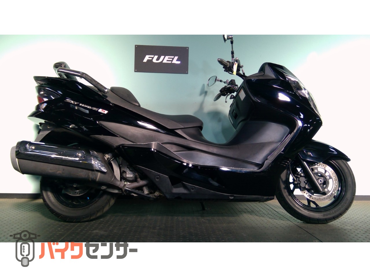 スズキ スカイウェイブ250SS CJ46A バックレスト アルミステップ