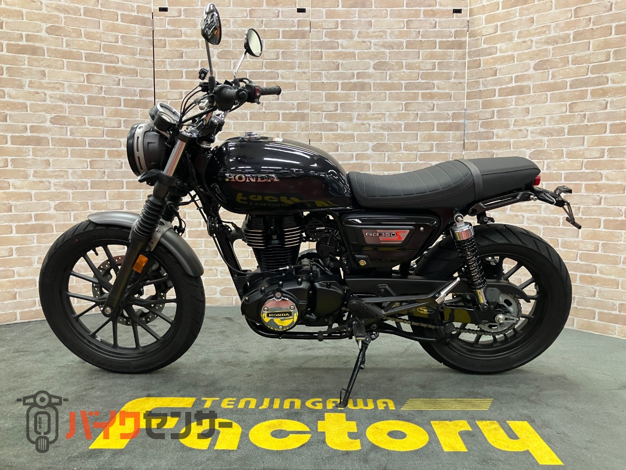 GB350S モリワキ フェンダーレス サイレンサー タコメーター ハンドル ETC_1