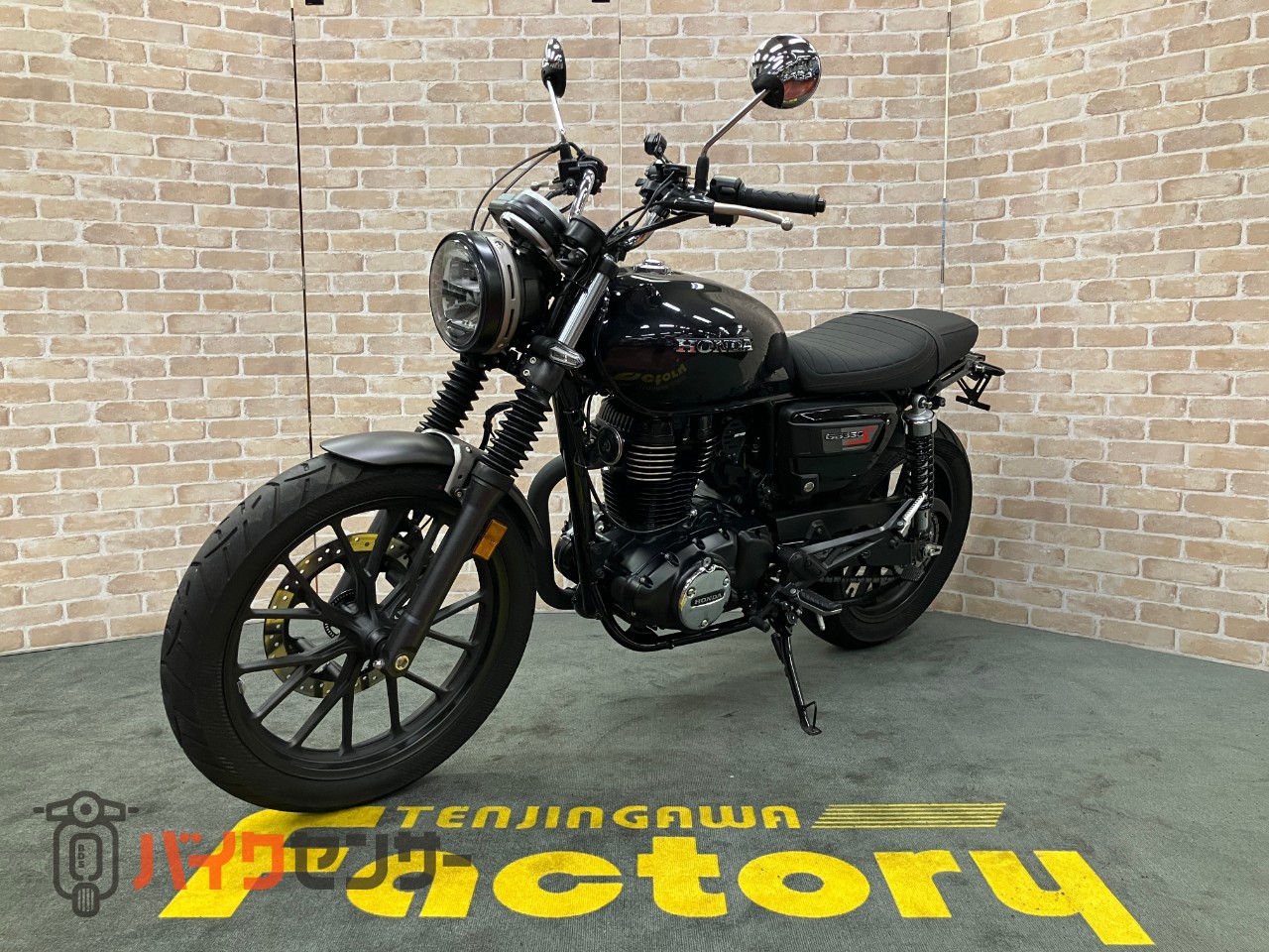 GB350S モリワキ フェンダーレス サイレンサー タコメーター ハンドル ETC_3