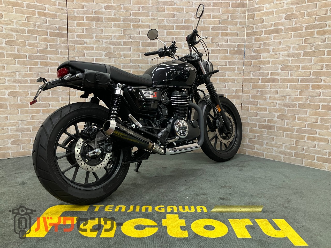 GB350S モリワキ フェンダーレス サイレンサー タコメーター ハンドル ETC_4