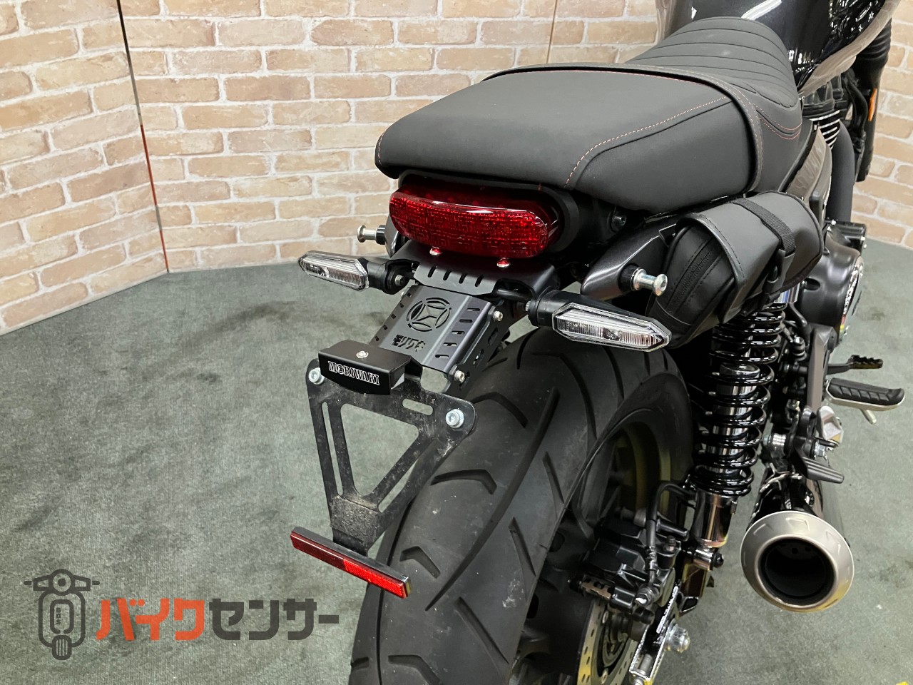 GB350S モリワキ フェンダーレス サイレンサー タコメーター ハンドル ETC_11