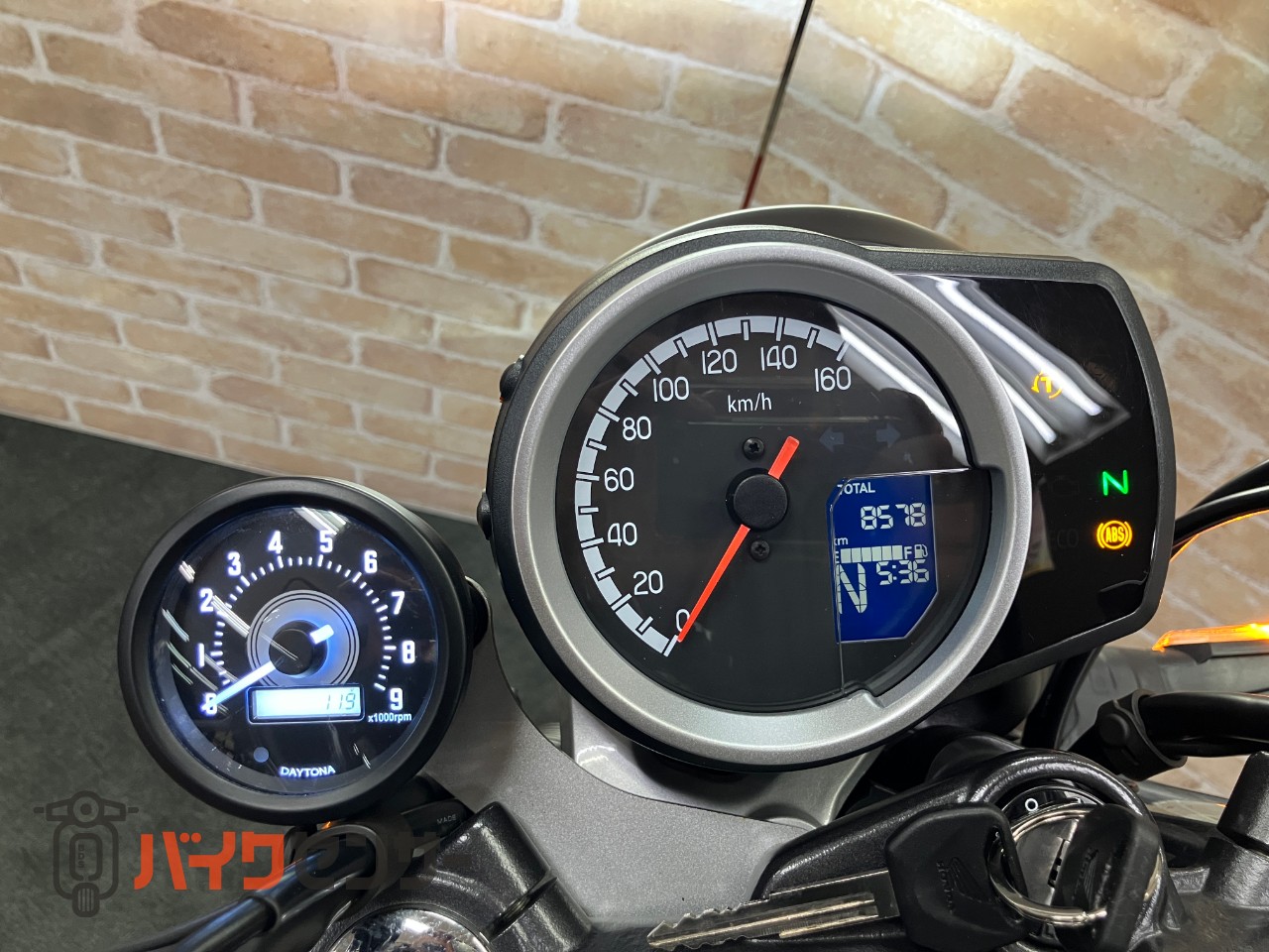 GB350S モリワキ フェンダーレス サイレンサー タコメーター ハンドル ETC_22