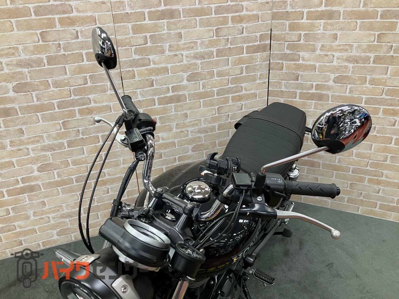 GB350S モリワキ フェンダーレス サイレンサー タコメーター ハンドル ETC_37