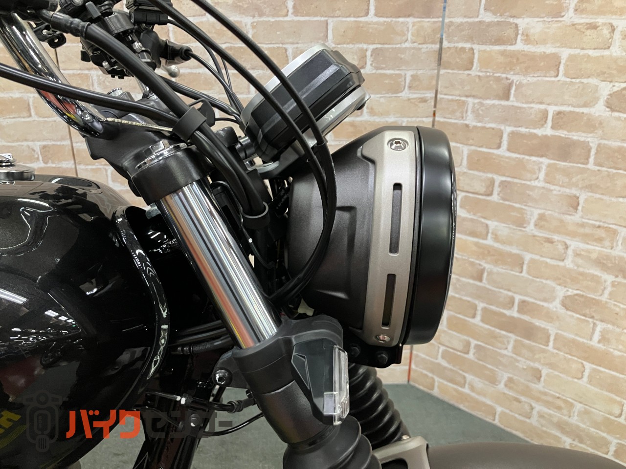 GB350S モリワキ フェンダーレス サイレンサー タコメーター ハンドル ETC_43