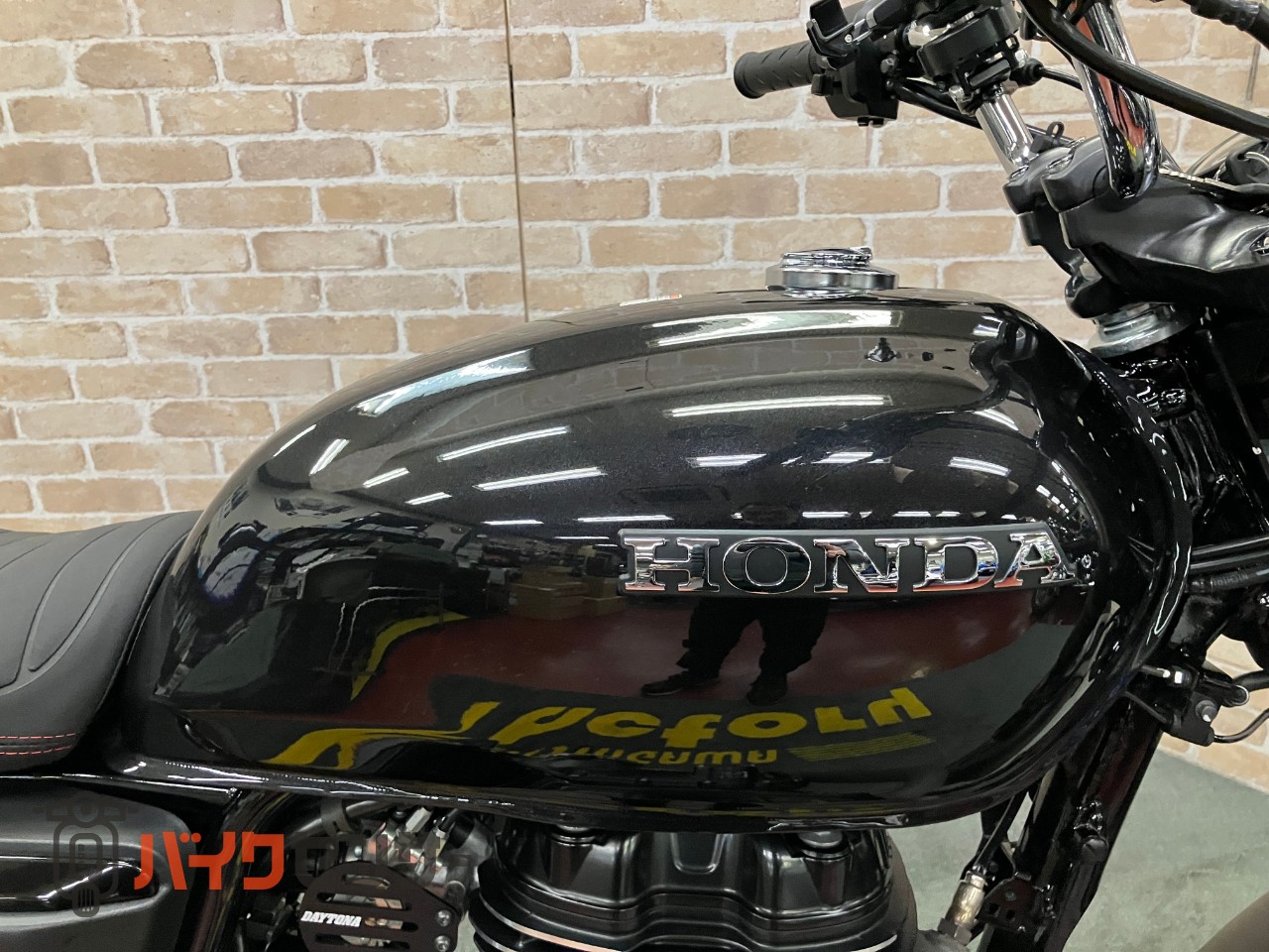 GB350S モリワキ フェンダーレス サイレンサー タコメーター ハンドル ETC_45