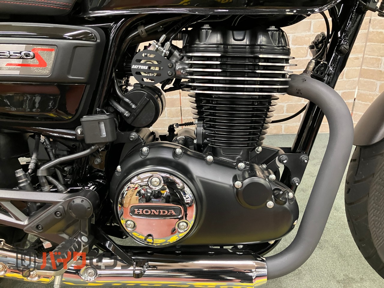 GB350S モリワキ フェンダーレス サイレンサー タコメーター ハンドル ETC_46