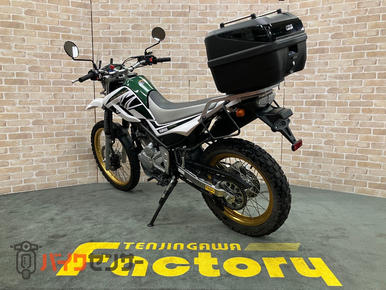 セロー250 ２０１８年モデル　黒フレーム　インジェクション　アドベンチャーキャリア　リアボックス　ウインドシールド　ＥＴＣ_5