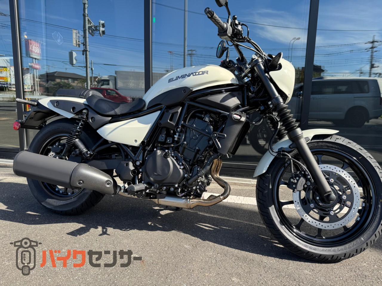 あ カワサキ エリミネーター400SE ビキニカウル、2気筒エンジン、ロング