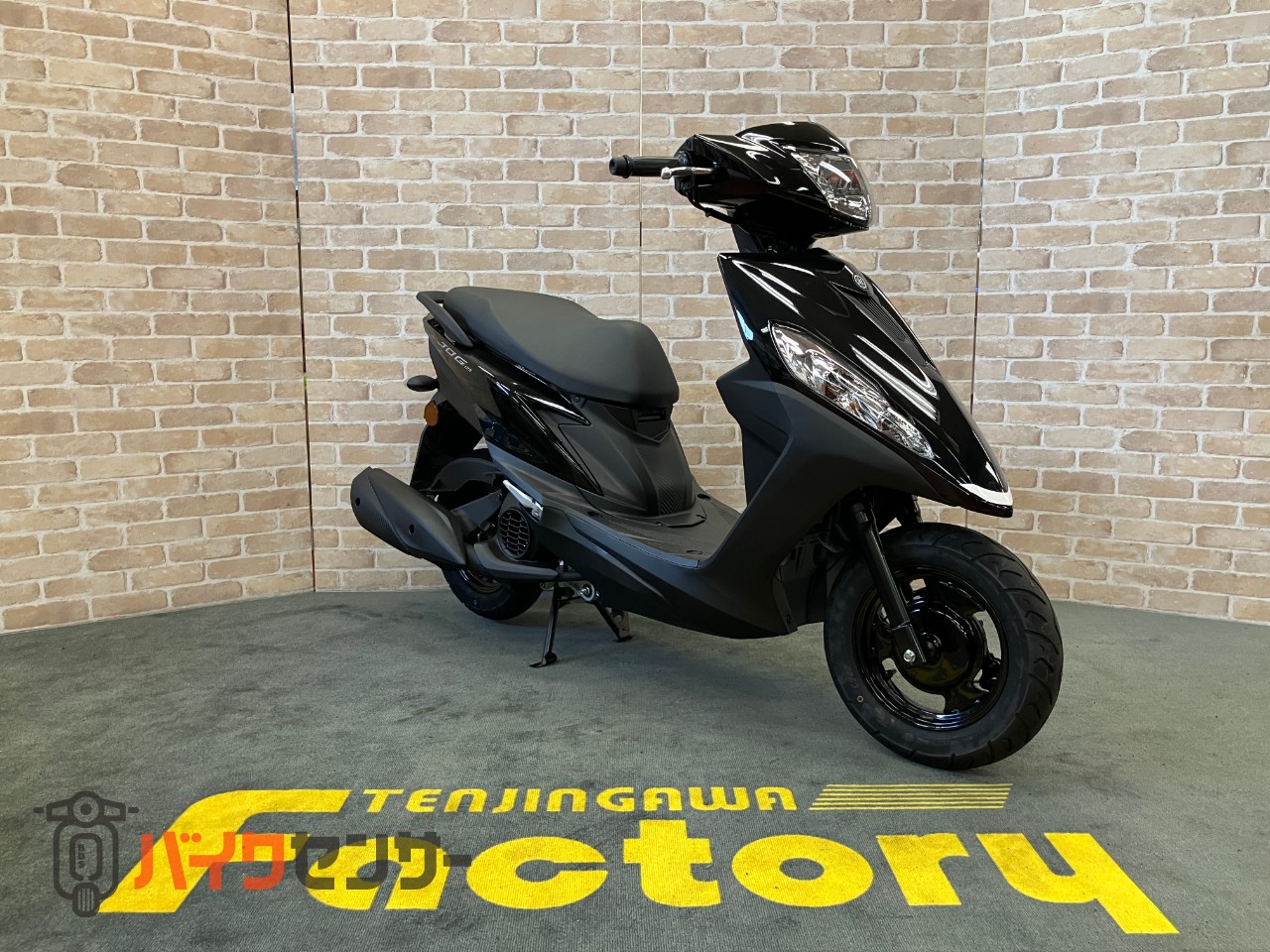 JOG125　ブラックメタリック　メットイン　サイドスタンド　小柄なBODY_2