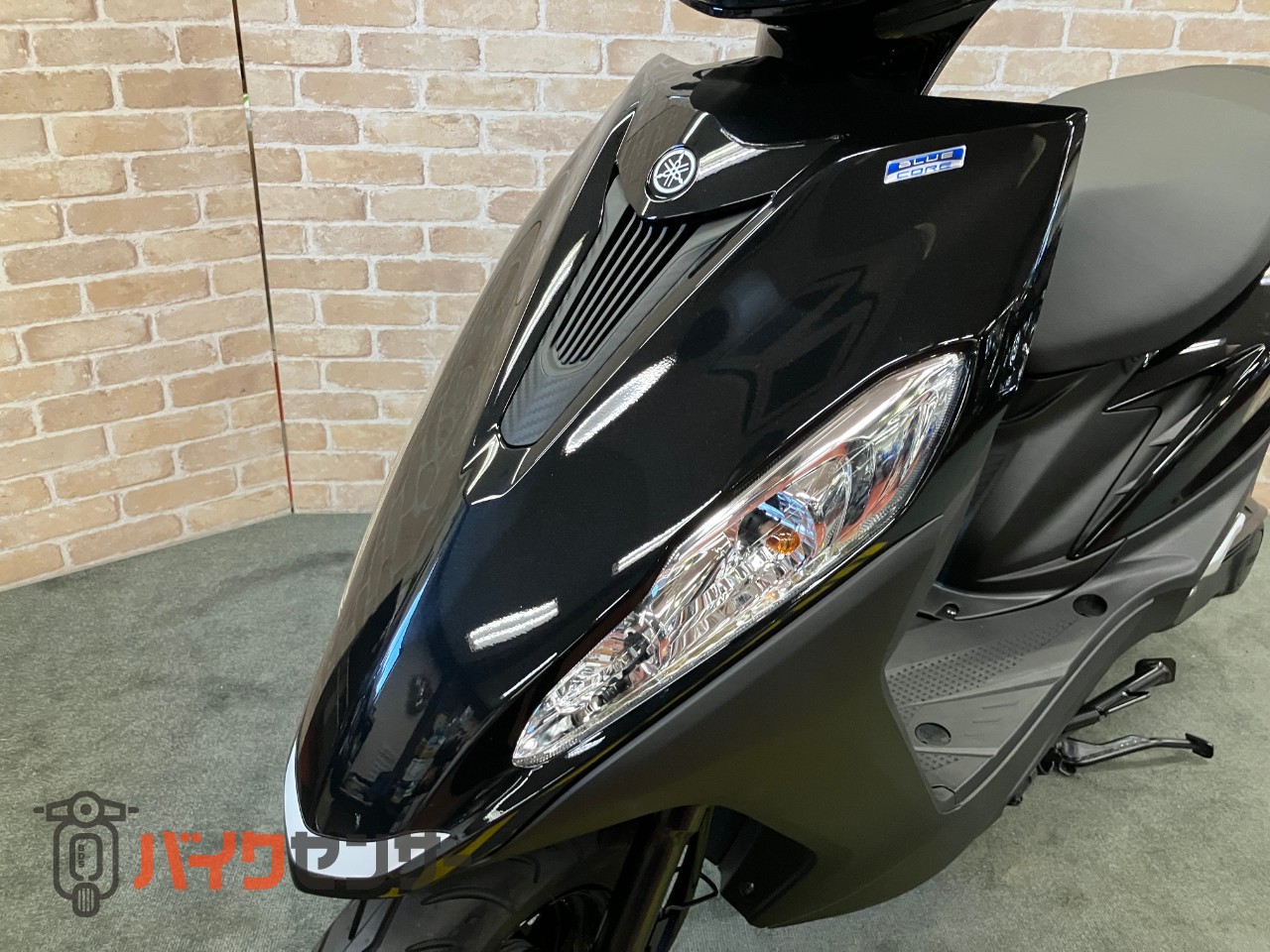 JOG125　ブラックメタリック　メットイン　サイドスタンド　小柄なBODY_31