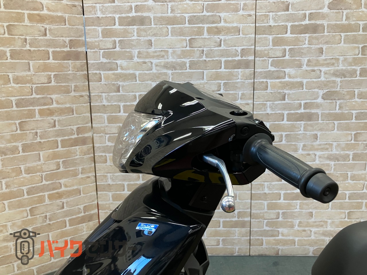 JOG125　ブラックメタリック　メットイン　サイドスタンド　小柄なBODY_35