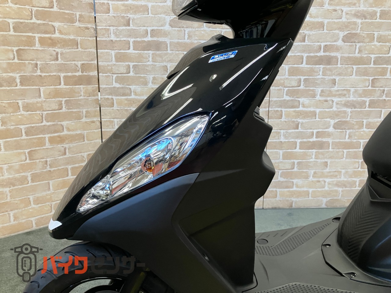 JOG125　ブラックメタリック　メットイン　サイドスタンド　小柄なBODY_36