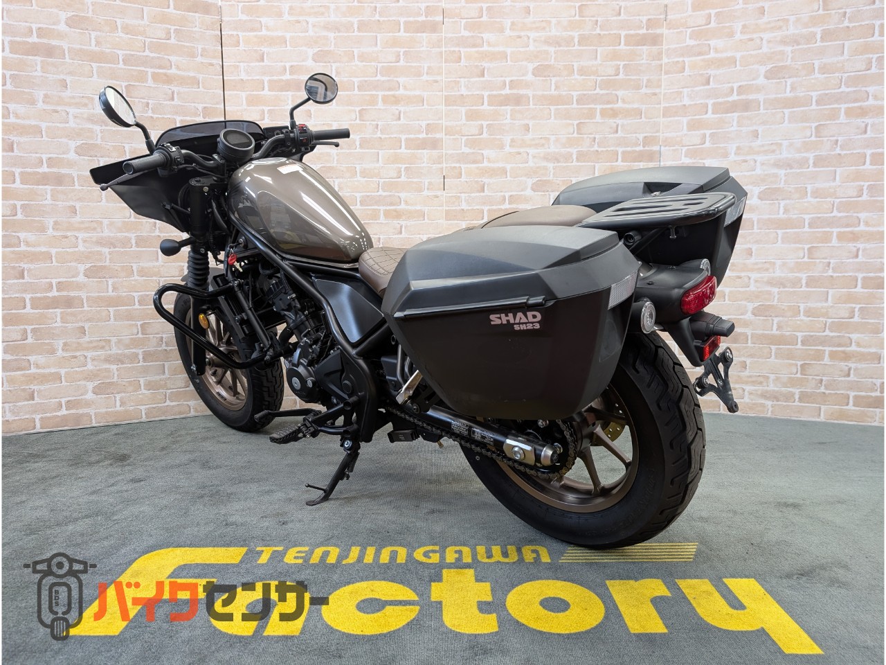 レブル250 Sエディション SHADSH23サイドボックス フェアリングキット リアキャリア エンジンガード カスタムLEDヘッドライト_5