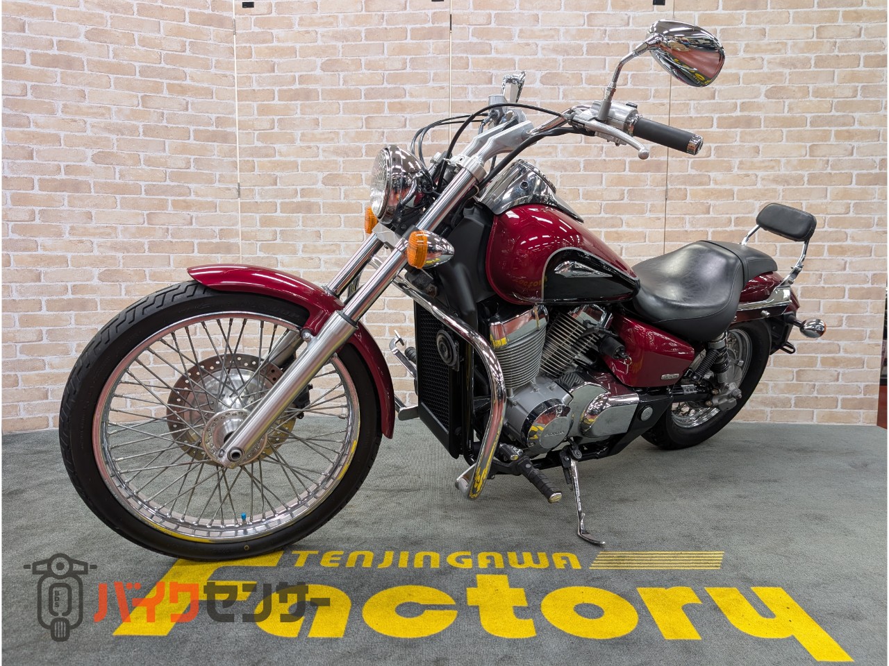 シャドウ400カスタム バックレスト エンジンガード ETC_3