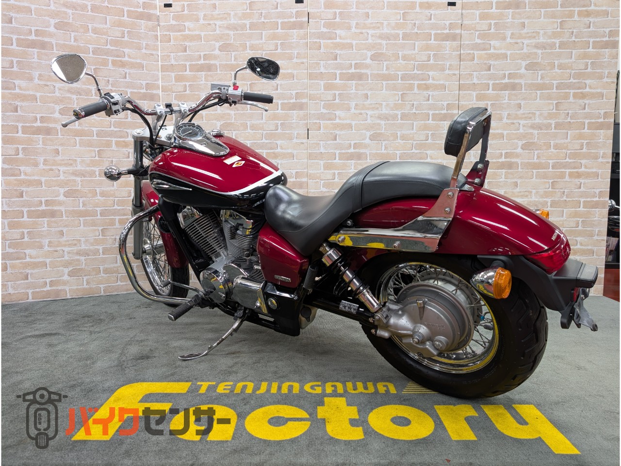 シャドウ400カスタム バックレスト エンジンガード ETC_5