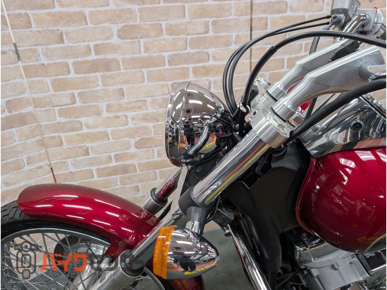 シャドウ400カスタム バックレスト エンジンガード ETC_13