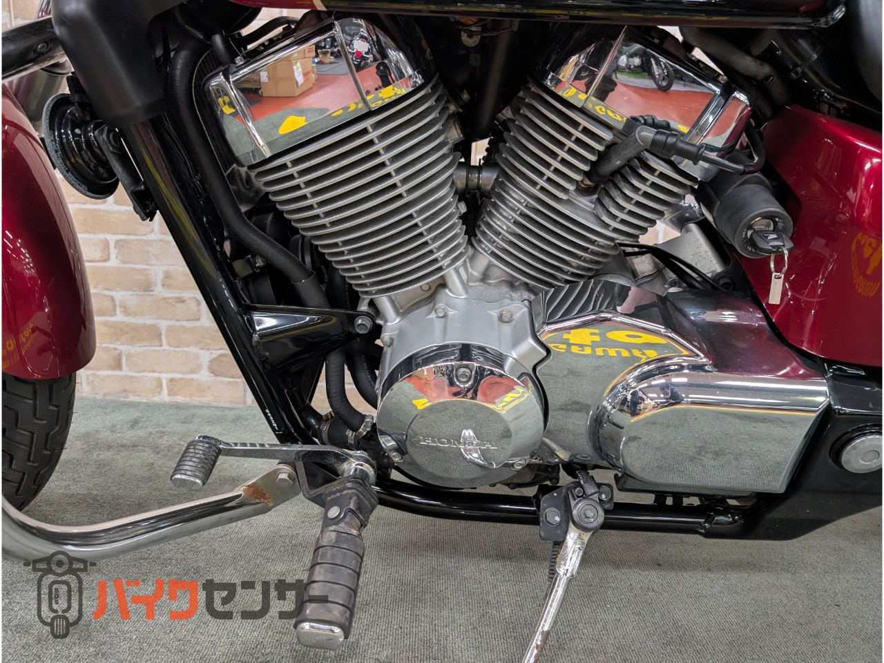 シャドウ400カスタム バックレスト エンジンガード ETC_16