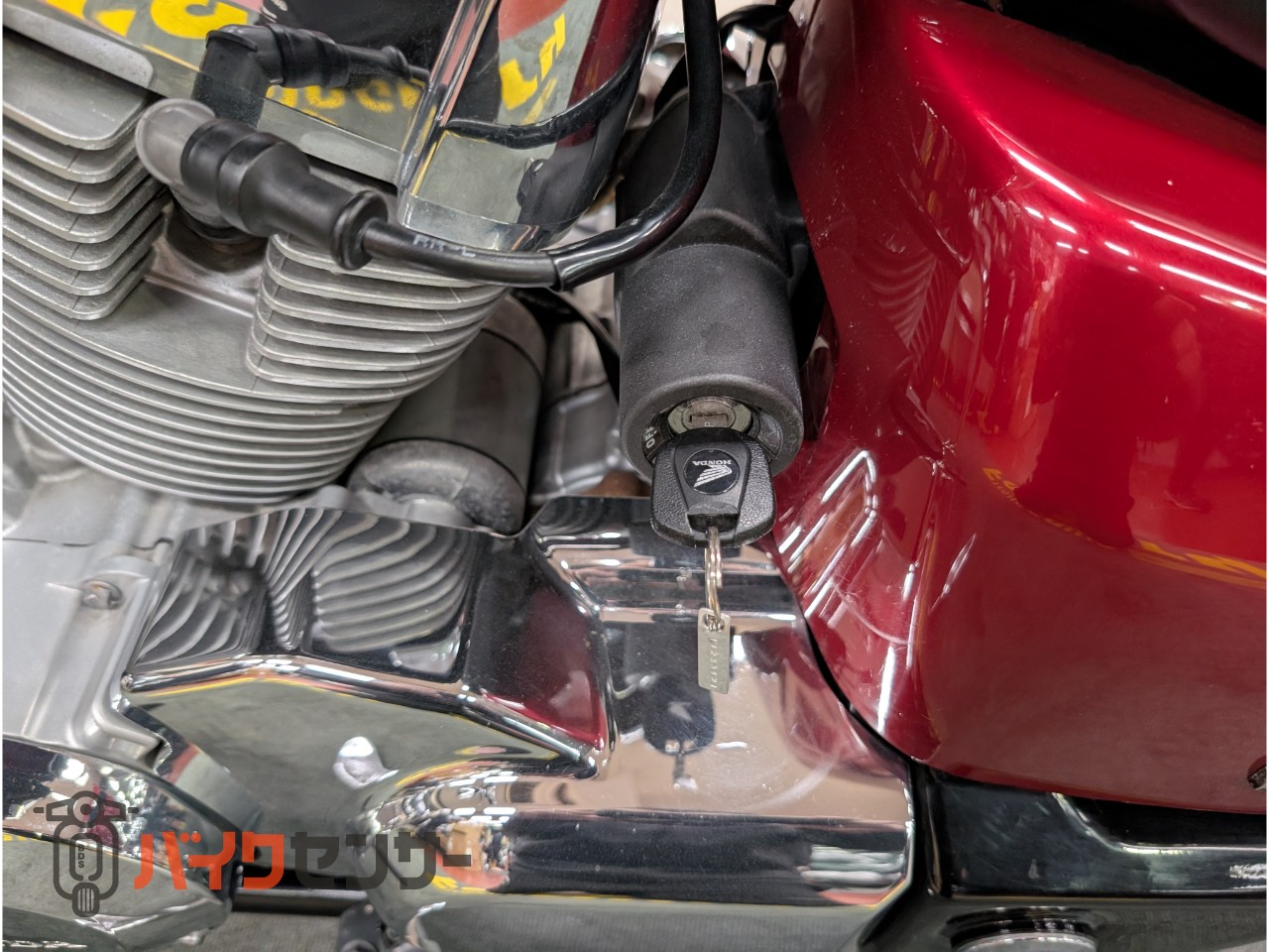 シャドウ400カスタム バックレスト エンジンガード ETC_19