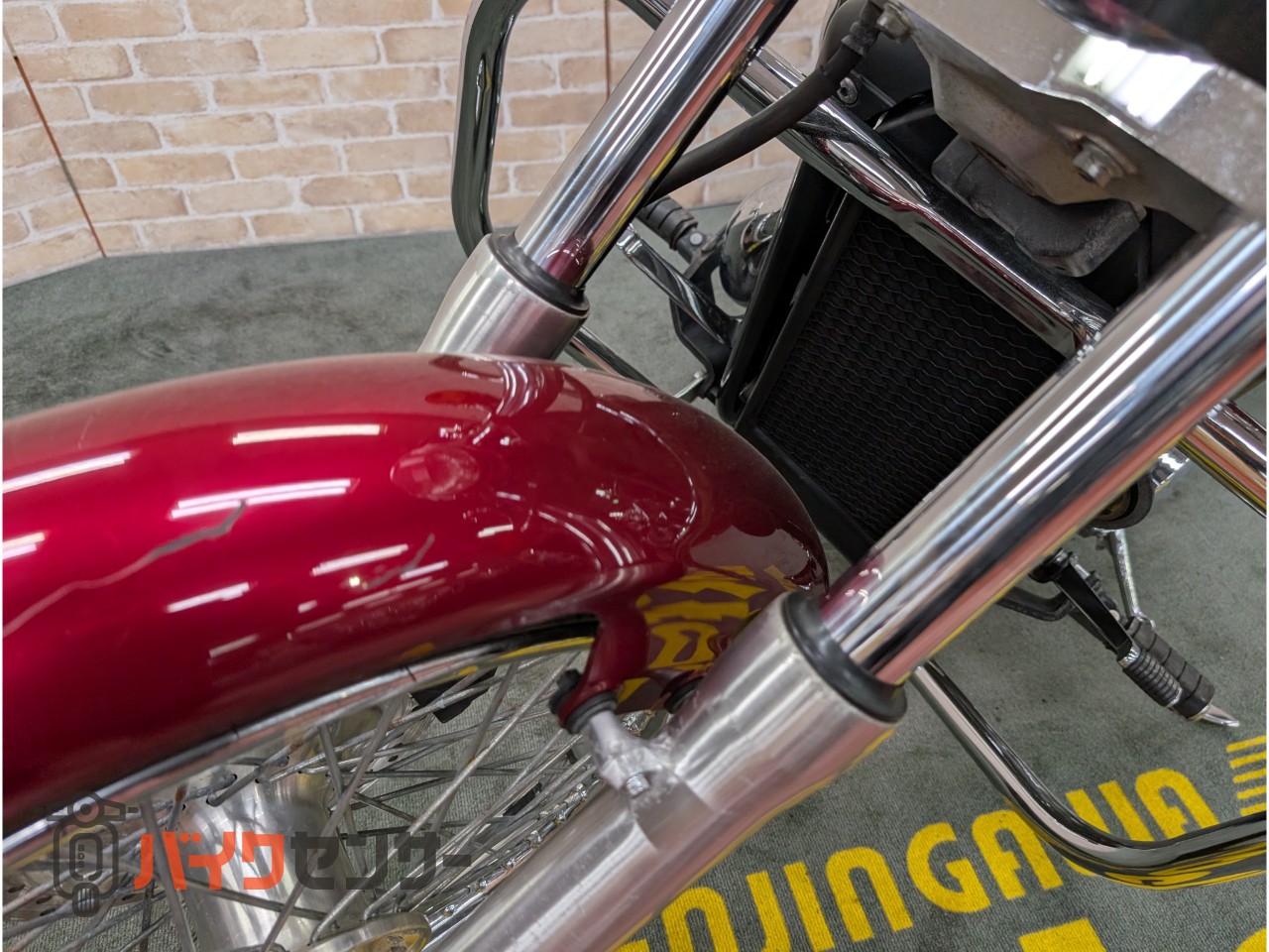 シャドウ400カスタム バックレスト エンジンガード ETC_24