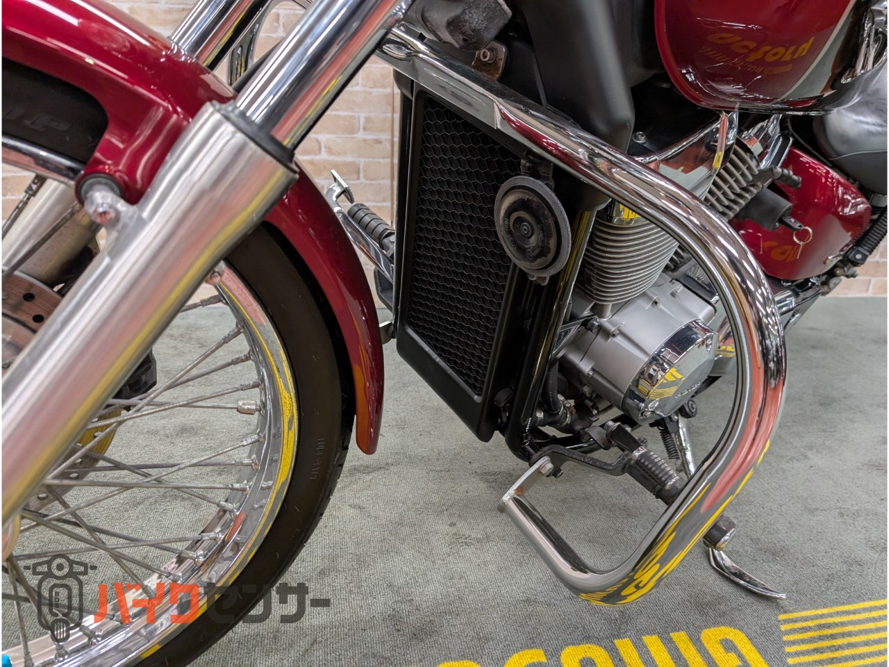 シャドウ400カスタム バックレスト エンジンガード ETC_25