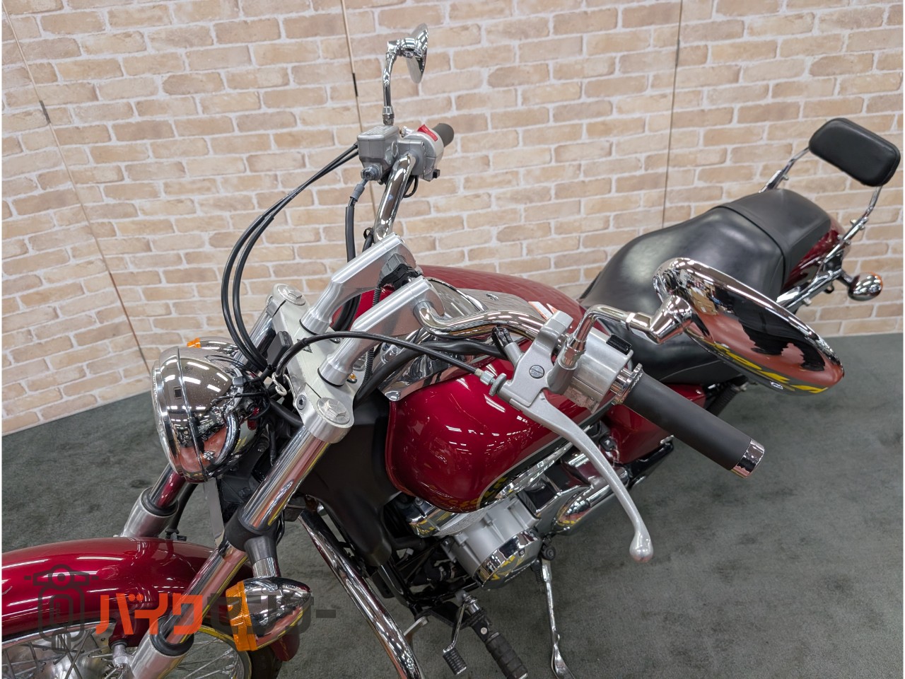 シャドウ400カスタム バックレスト エンジンガード ETC_27