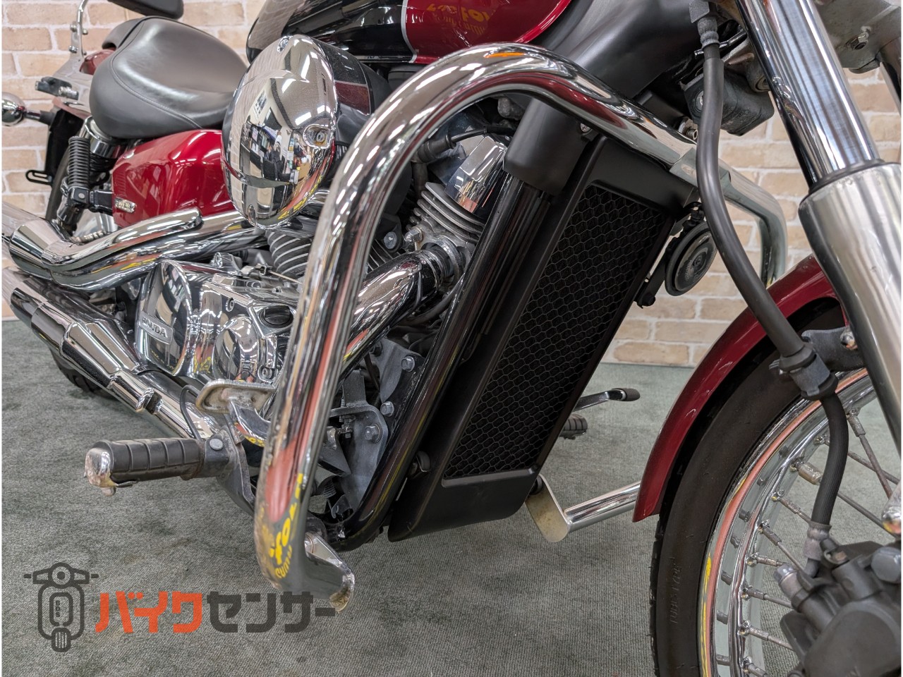 シャドウ400カスタム バックレスト エンジンガード ETC_34
