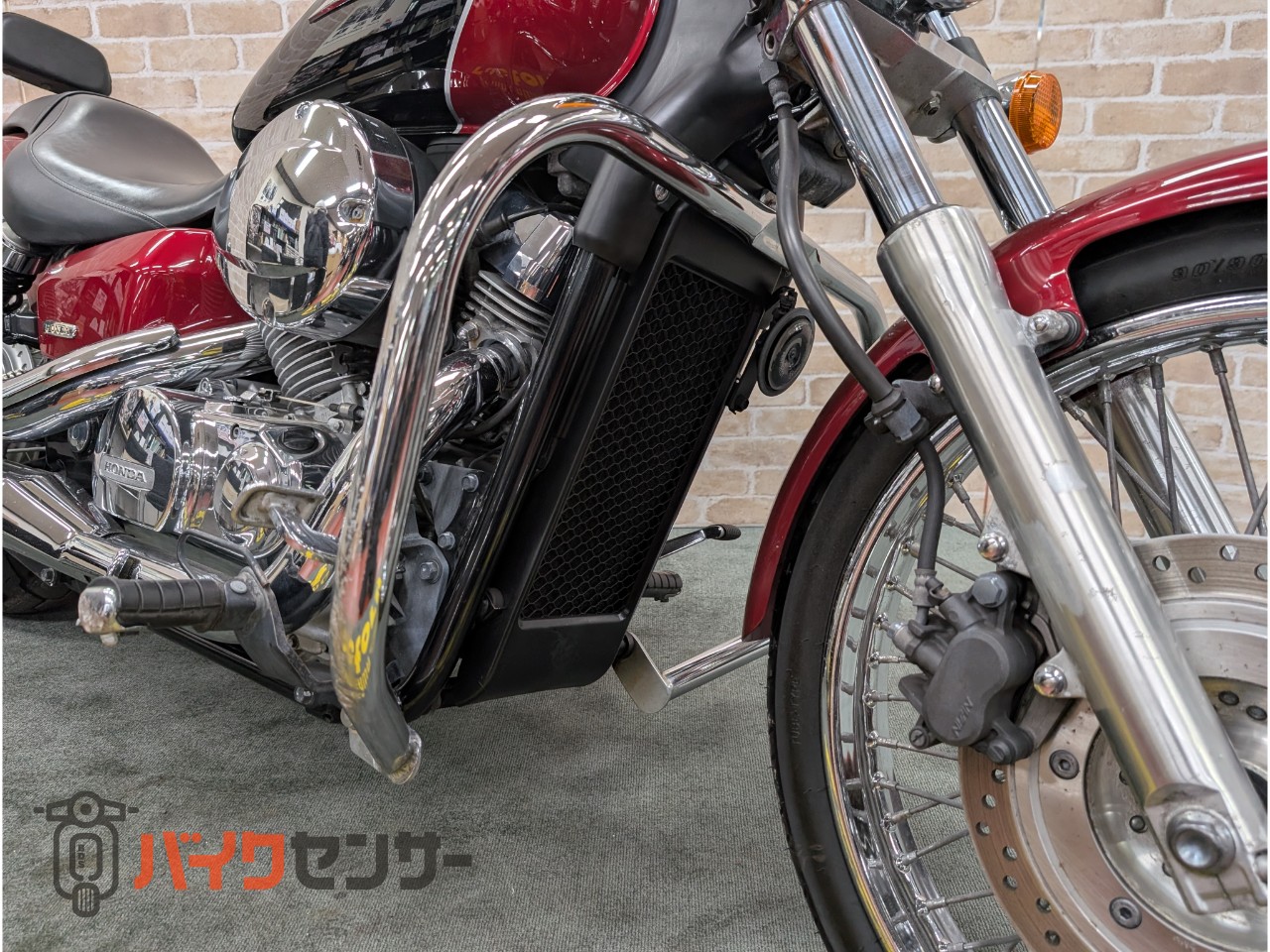 シャドウ400カスタム バックレスト エンジンガード ETC_37