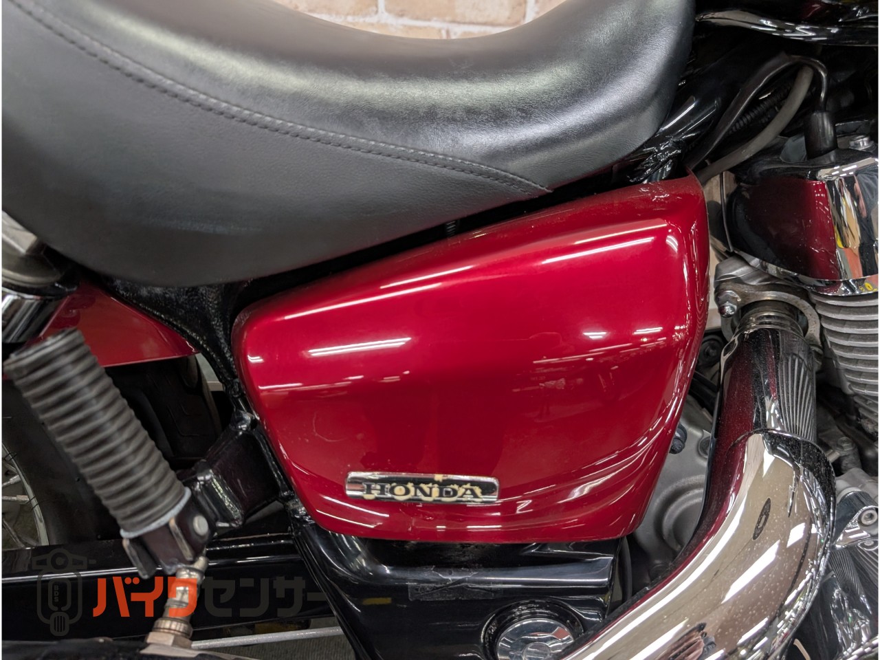 シャドウ400カスタム バックレスト エンジンガード ETC_45