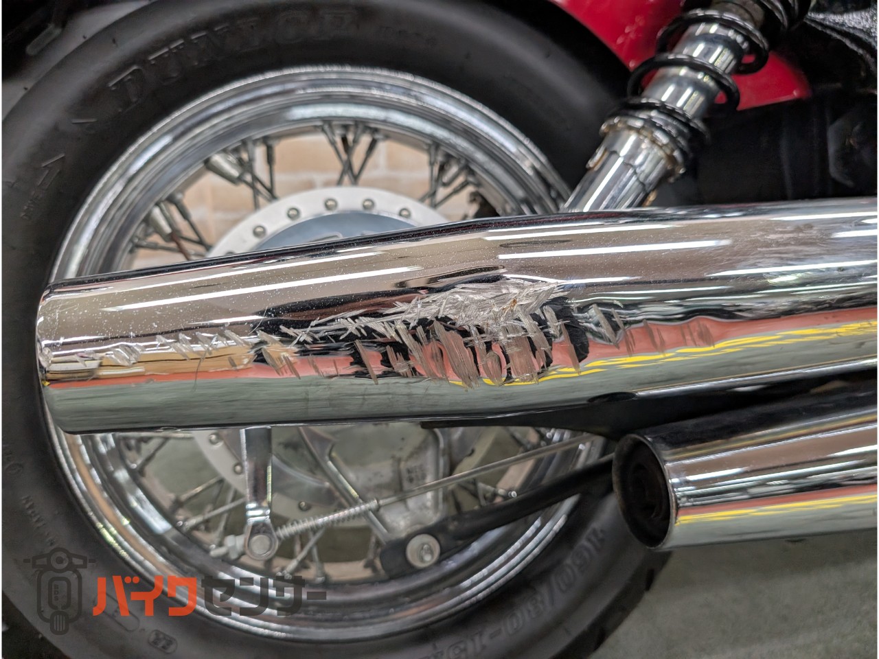 シャドウ400カスタム バックレスト エンジンガード ETC_47