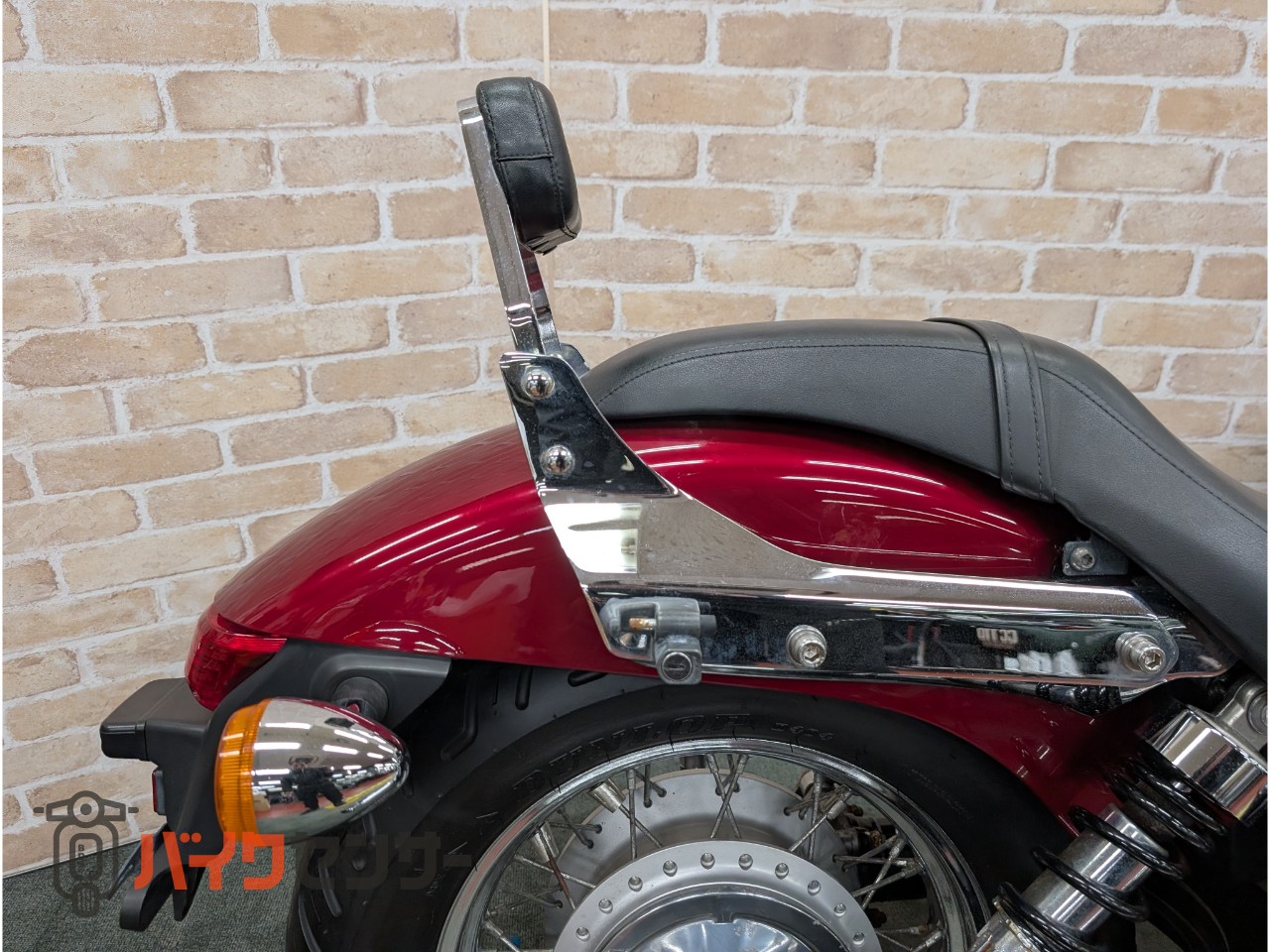 シャドウ400カスタム バックレスト エンジンガード ETC_48