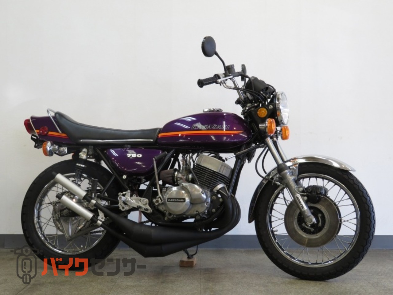 カワサキ 750SS(H2A) Wディスク PURPLEマッハ B615051| BDSバイクセンサー