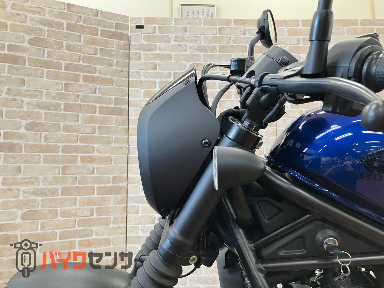 レブル250 Sエディション　パールスペンサーブルー　サイドバックサポート_11