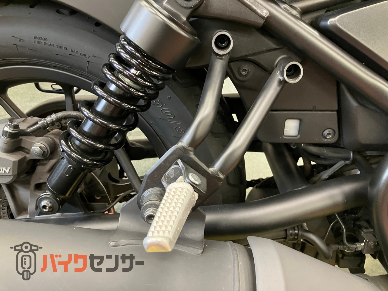 レブル250 Sエディション　パールスペンサーブルー　サイドバックサポート_42