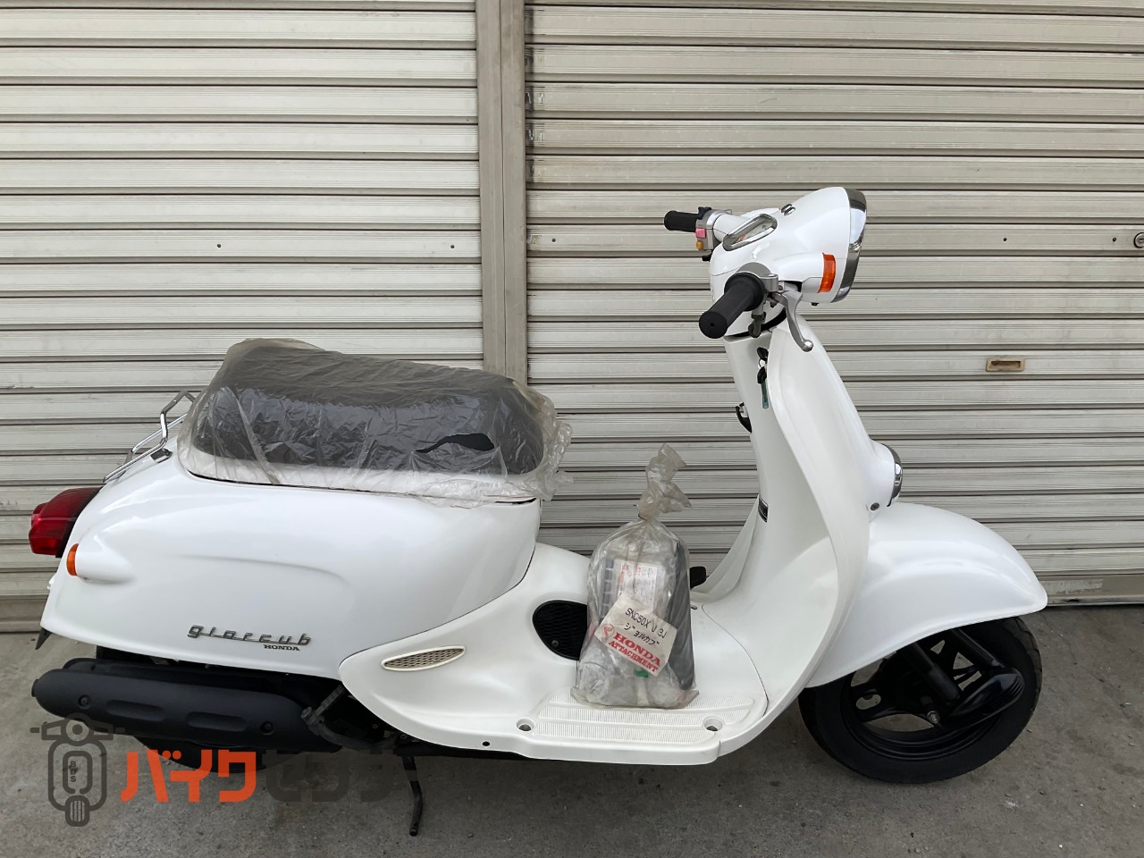 HONDA ジョルカブ 白 格安提供車 エンジン始動動画 半額配送キャンペーン 期間限定価格 現状渡し諸経費￥0- 横浜 P-Yard 納車】20年前の新車！ジョルカブフルノーマル！程度は要妥協です（2速