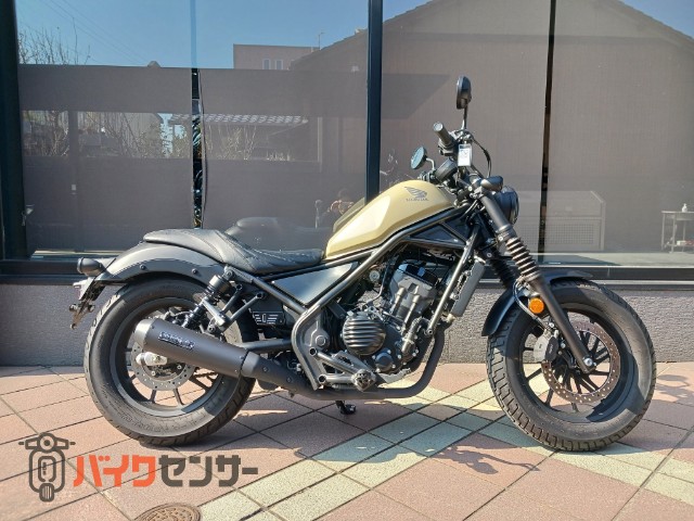 レブル250 ディアブロシート　モリワキマフラー　ＫＥＭＩＭＯＴＯサイドバッグ　ウインカ・ヘッドライトーカバー付き