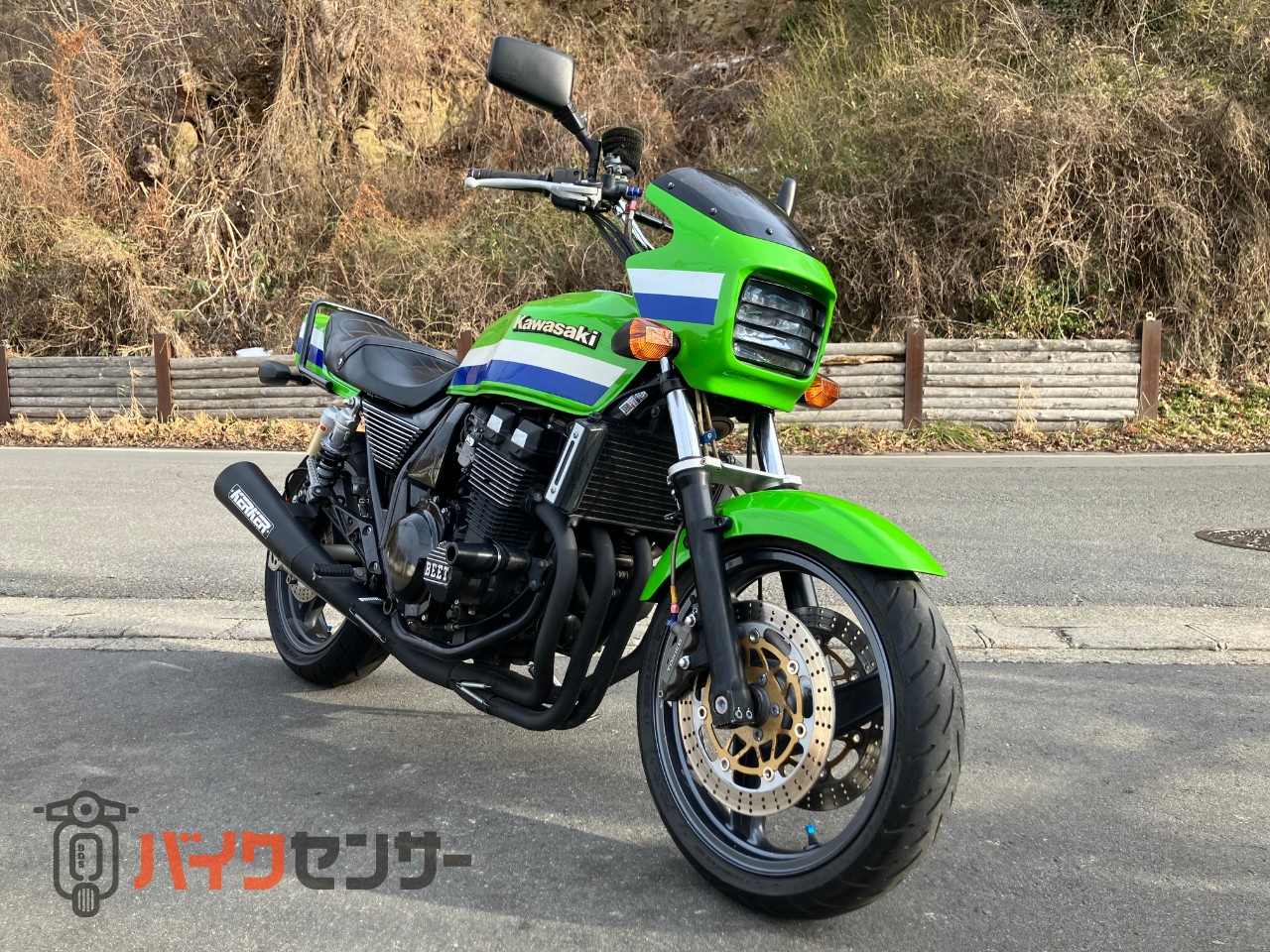 Kawasaki ZRX400外装一式 カワサキ 【動画有り】ZRX400／2001年モデル／ローソンカラー