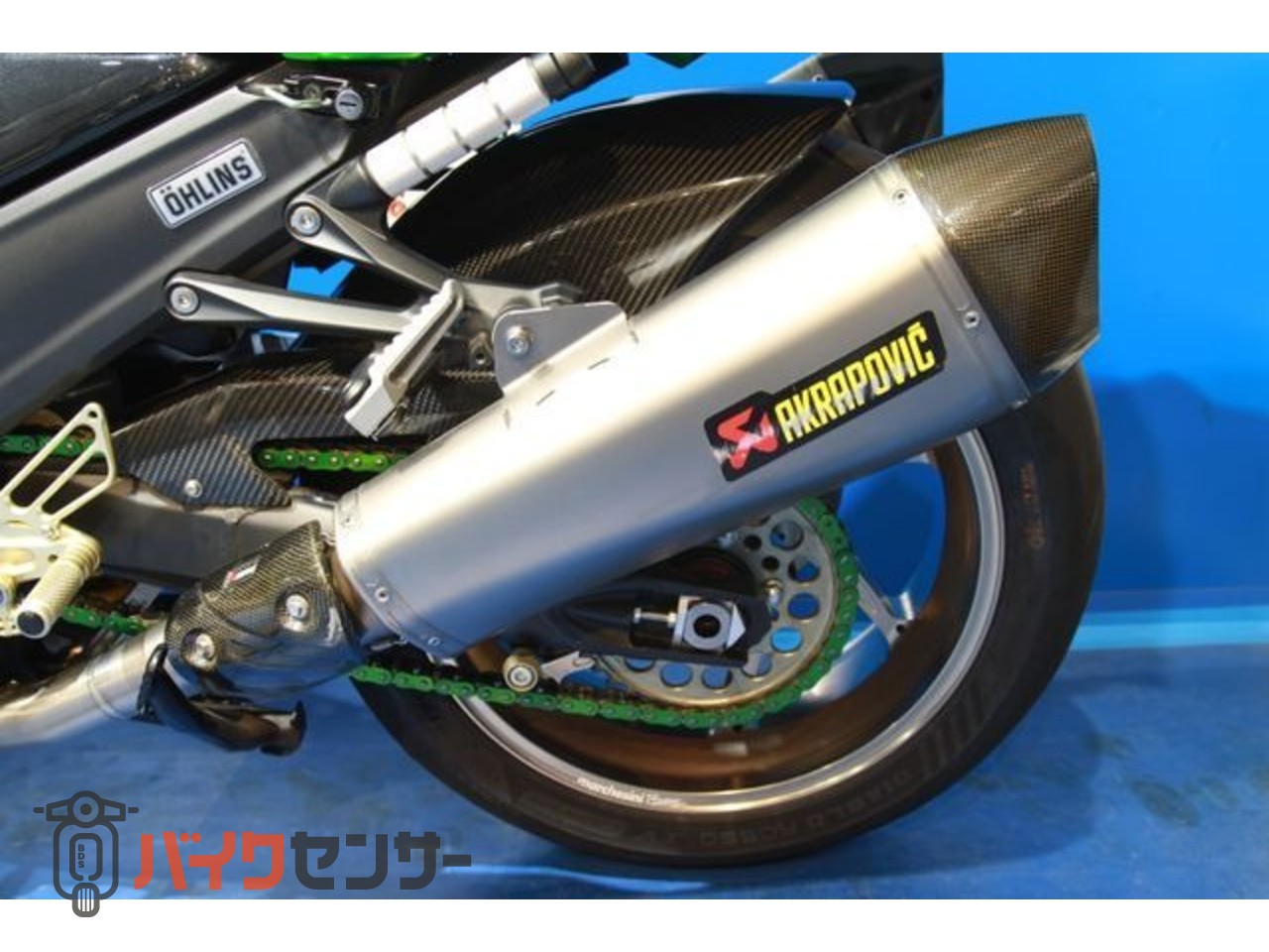 カワサキ Ninja ZX-14R オーリンズRサス、アクラポビッチ