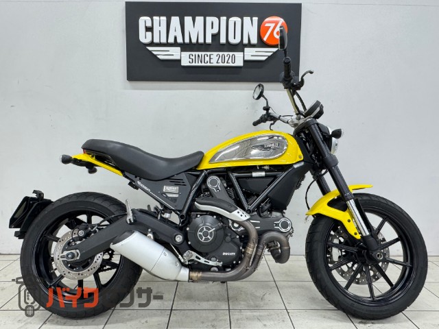 スクランブラーアイコン ノーマルマフラー　ラジエーター　ヘルメットホルダー　ＥＴＣ