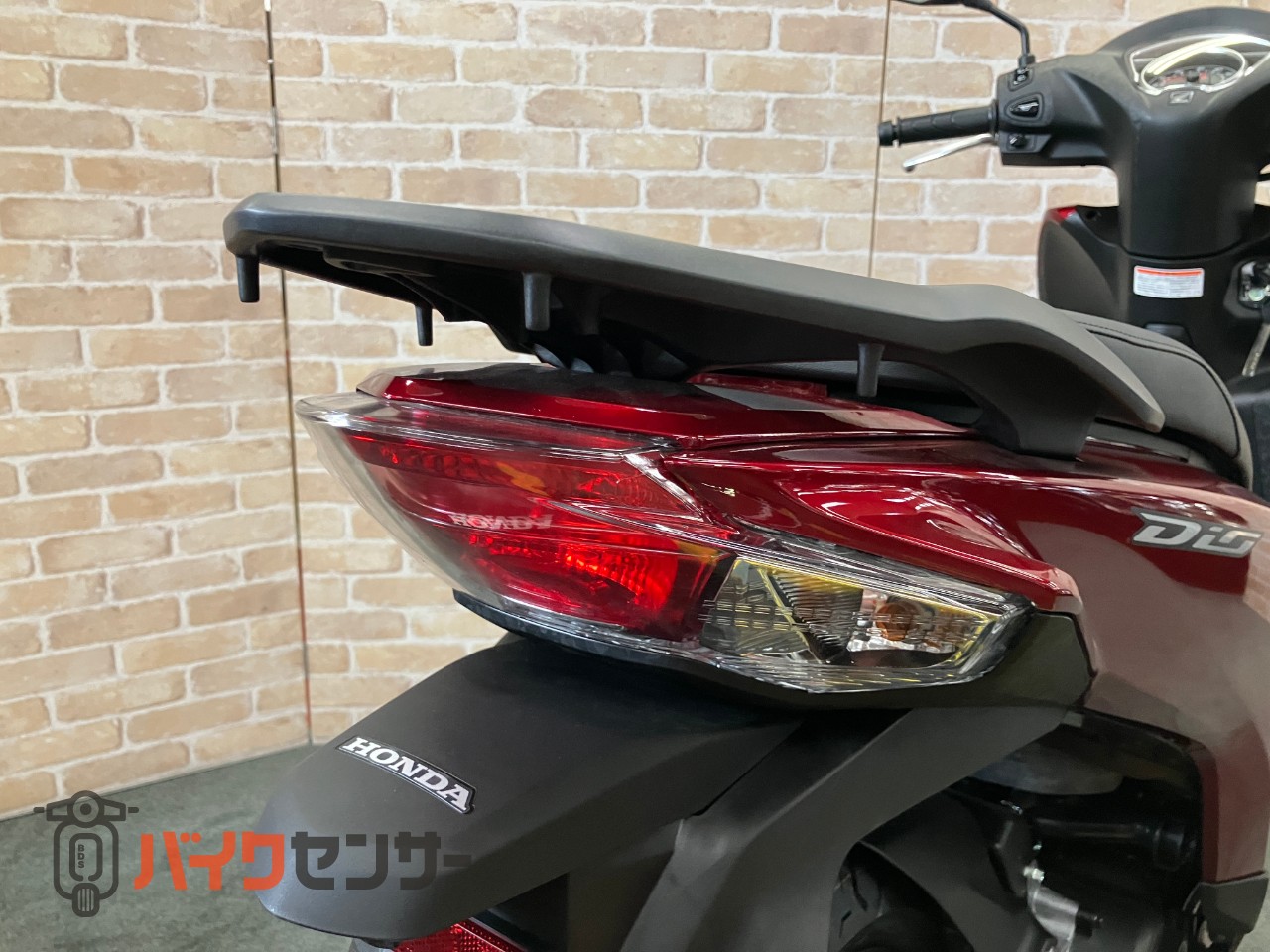 DIO110 Lite　新基準原付・原付免許運転可能　メットイン　サイドスタンド　キャンディラスターレッド_36