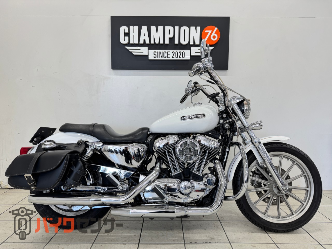 ハーレーダビッドソン XL1200L ロー ノーマルマフラー エンジンガード