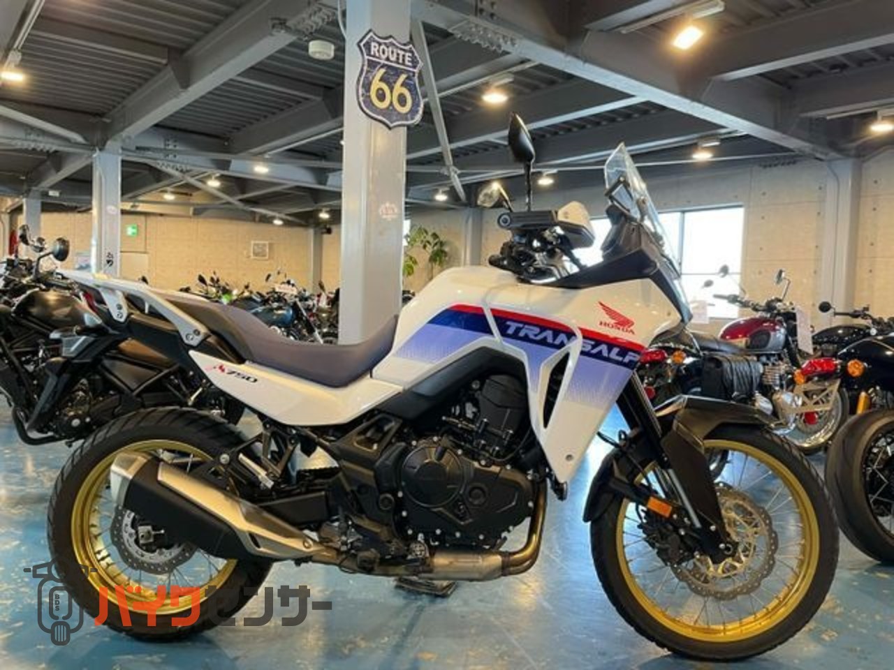 ホンダ XL750トランザルプ 純正OPローシート付属 クイックシフター ETC