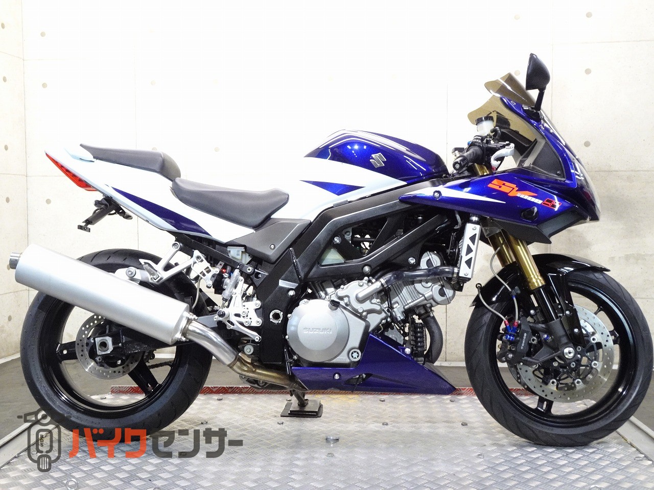 スズキ SV1000S VT54A 2005年モデル ETC車載器 倒立