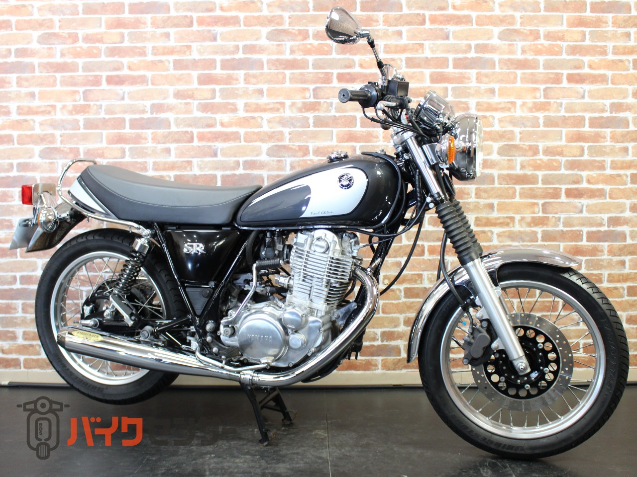 ヤマハ SR400-5 FinalEdition PRUNUSマフラー パフォーマンスダンパー