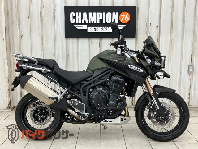 タイガーエクスプローラーXC　水冷３気筒　純正マフラー　ＫＹＢリアサス　エンジンガード　クルーズコントロール　ＡＢＳ　ＥＴＣ