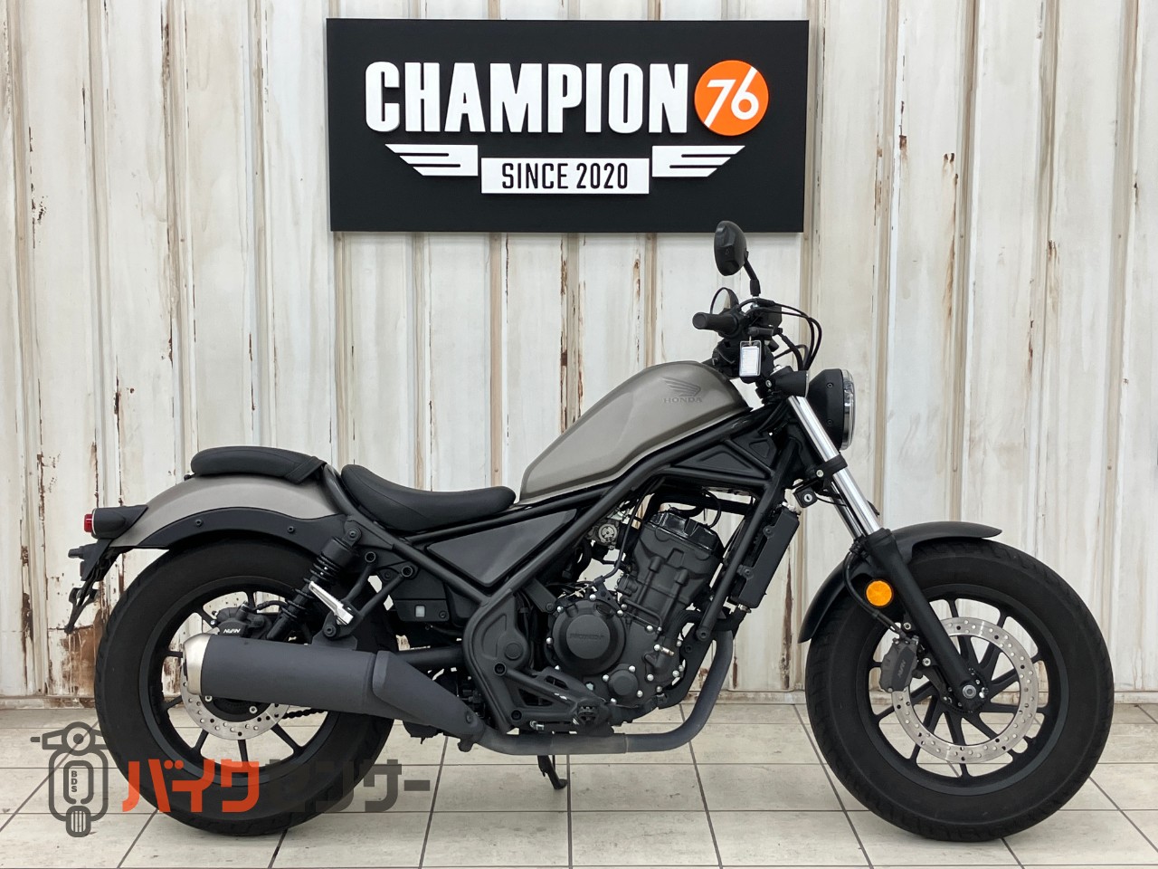 ホンダ レブル250 フルノーマル車 水冷単気筒エンジン 純正マフラー