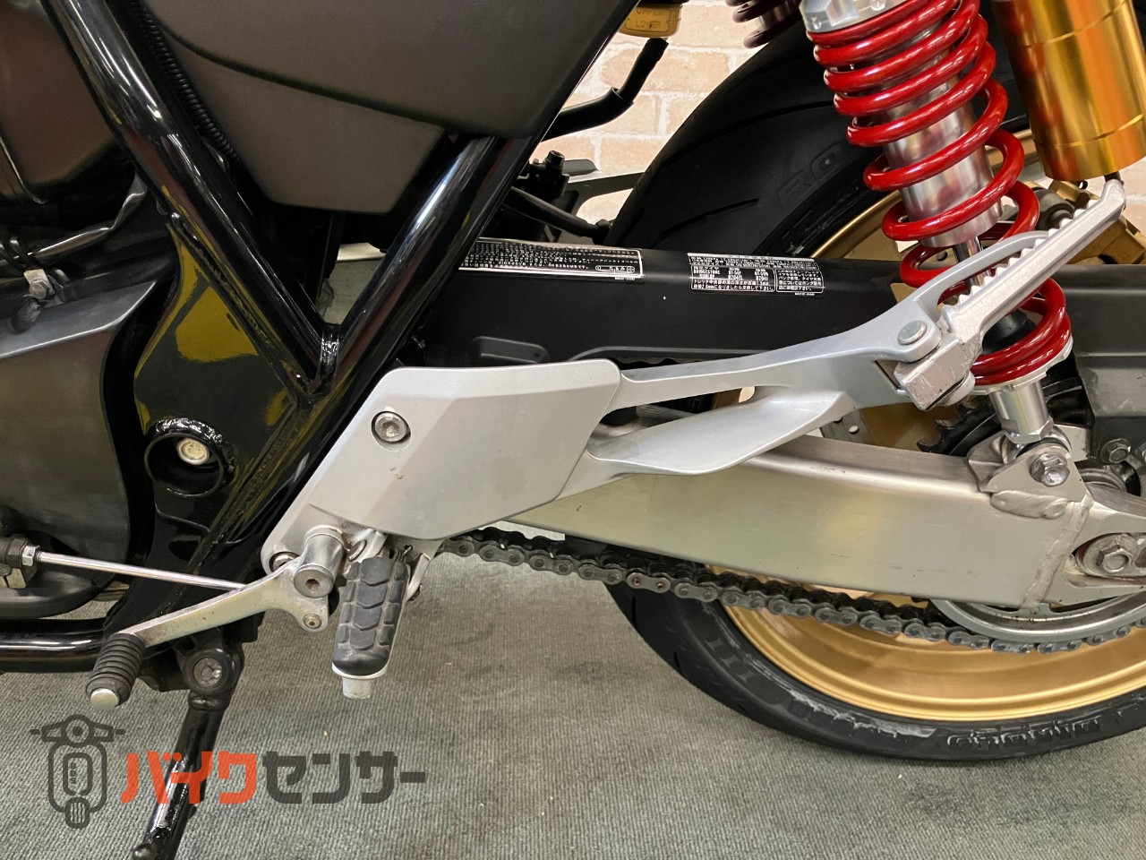 ホンダCB400 SUPER FOUR VTEC REVO 金ホイール 社外リアサス 前後