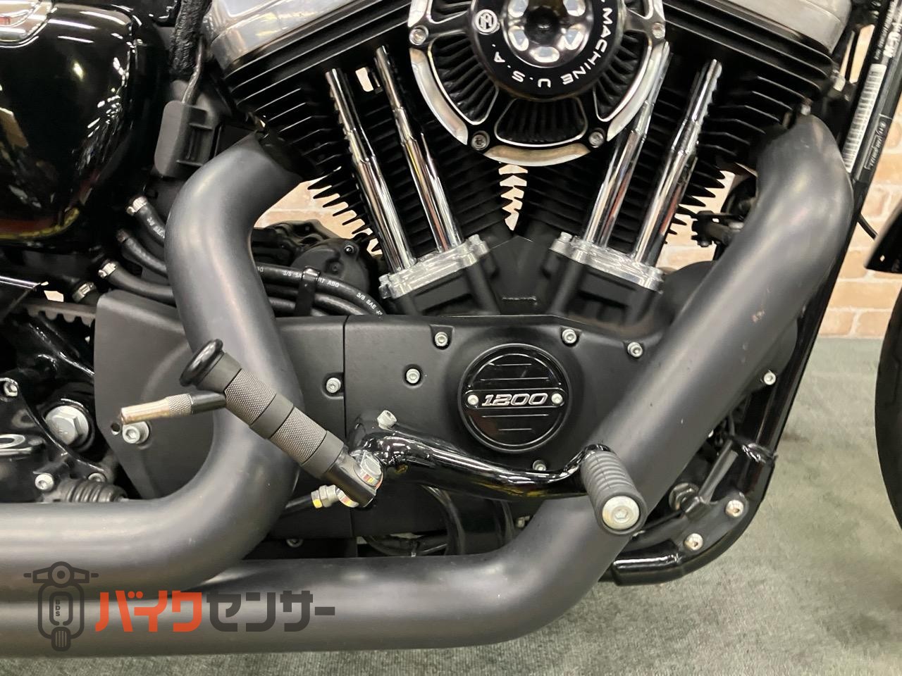 XL1200X フォーティエイト　パフォーマンスマシンエアクリ　バンス　ショートショット　メーター移設　タンクアップ　LEDヘットライト_11